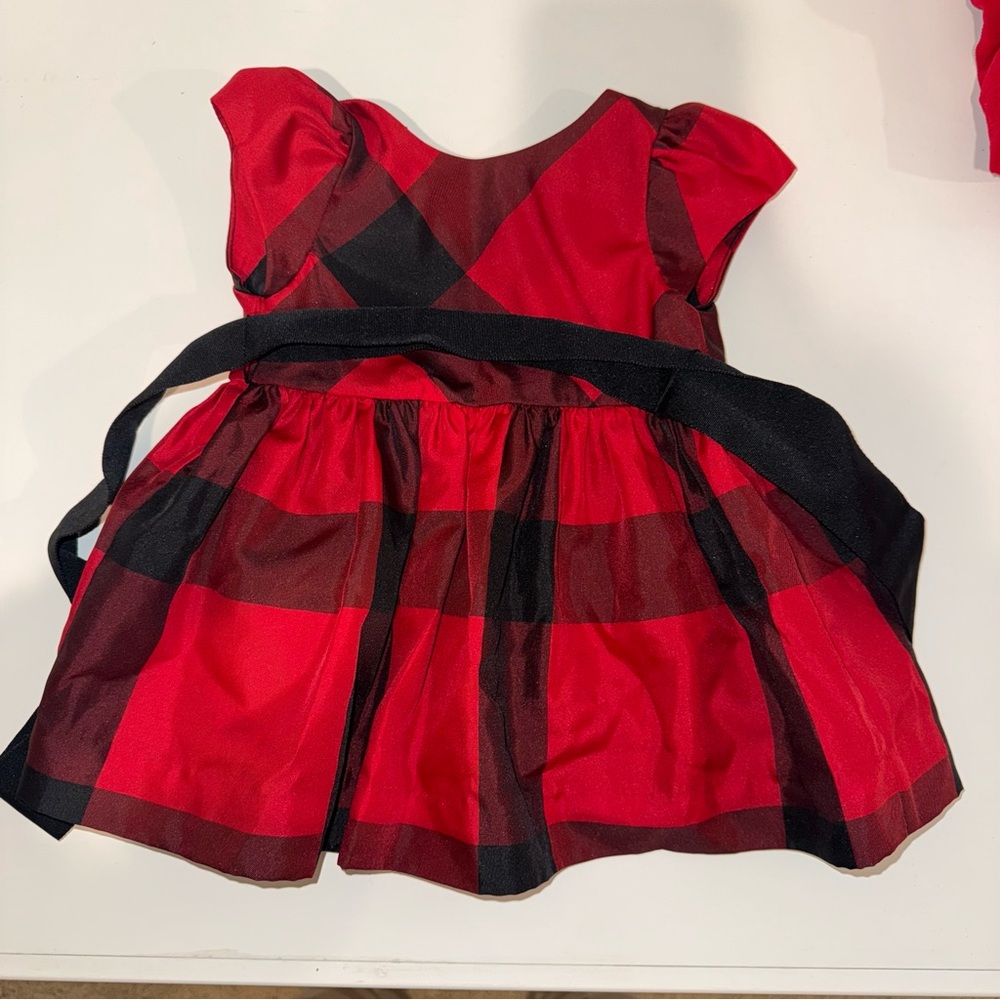 Ralph Lauren Vibrant Red and Black Dress